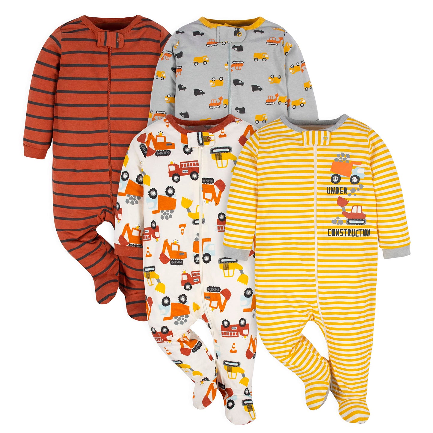 Gerber Baby Jungen Sleep ‚N Play Socken Baby und Kleinkind Schläfer 4er Pack