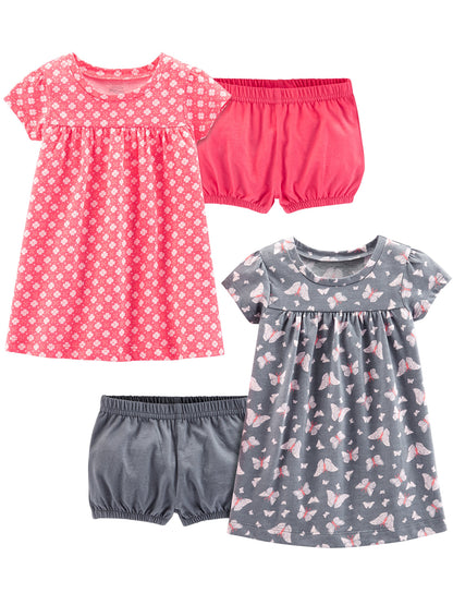 Simple Joys by Carter's Baby Girls' Casual Dress (Pack of 2)