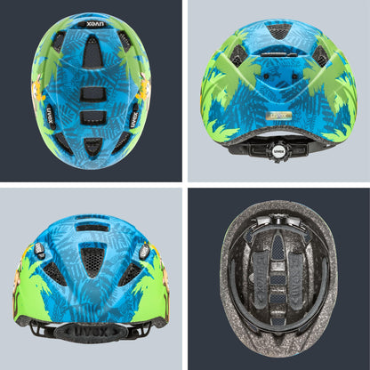 uvex Kid 2 cc - Lightweight children's helmet - individual size adjustment - expandable with LED light 