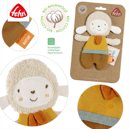 Fehn Knister Seestern – Activity Baby Raschel Spielzeug zum Greifen und Spielen - Activity-Rascheltier Babyspielzeug - Motorikspielzeug & Knisterspielzeug für Babys und Kleinkinder ab 0+ Monaten
