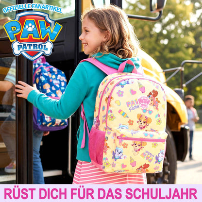 Rucksack Mädchen, Verstellbarer Reisetasche für Schule und Reise, Gepolsterte Schulrucksack mit Zwei Schlüsselanhänger, Geschenke für Kinder (Multi Squishmallows)