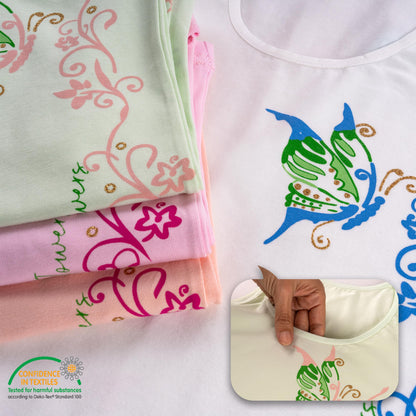 LOREZA ® 5 Mädchen Baumwolle Unterhemden Tank Top Kinder - Gr. 92-170
