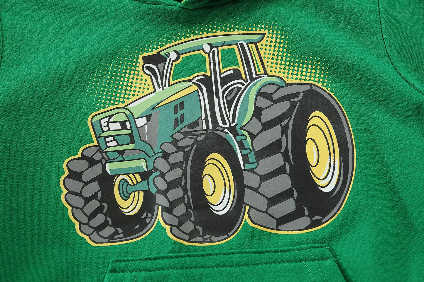 CM-Kid Hoodie Jungen Kapuzenpullover Langarm Bunt Kinder Sweatshirts Traktor Truck Dinosaurier Tops 1-7 Jahre Gr.92-134