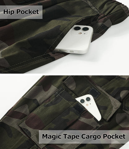 LAUSONS Hosen für Jungen Cargohose Kinder Hose Cargo Jogginghose Freizeithose mit Gummizug