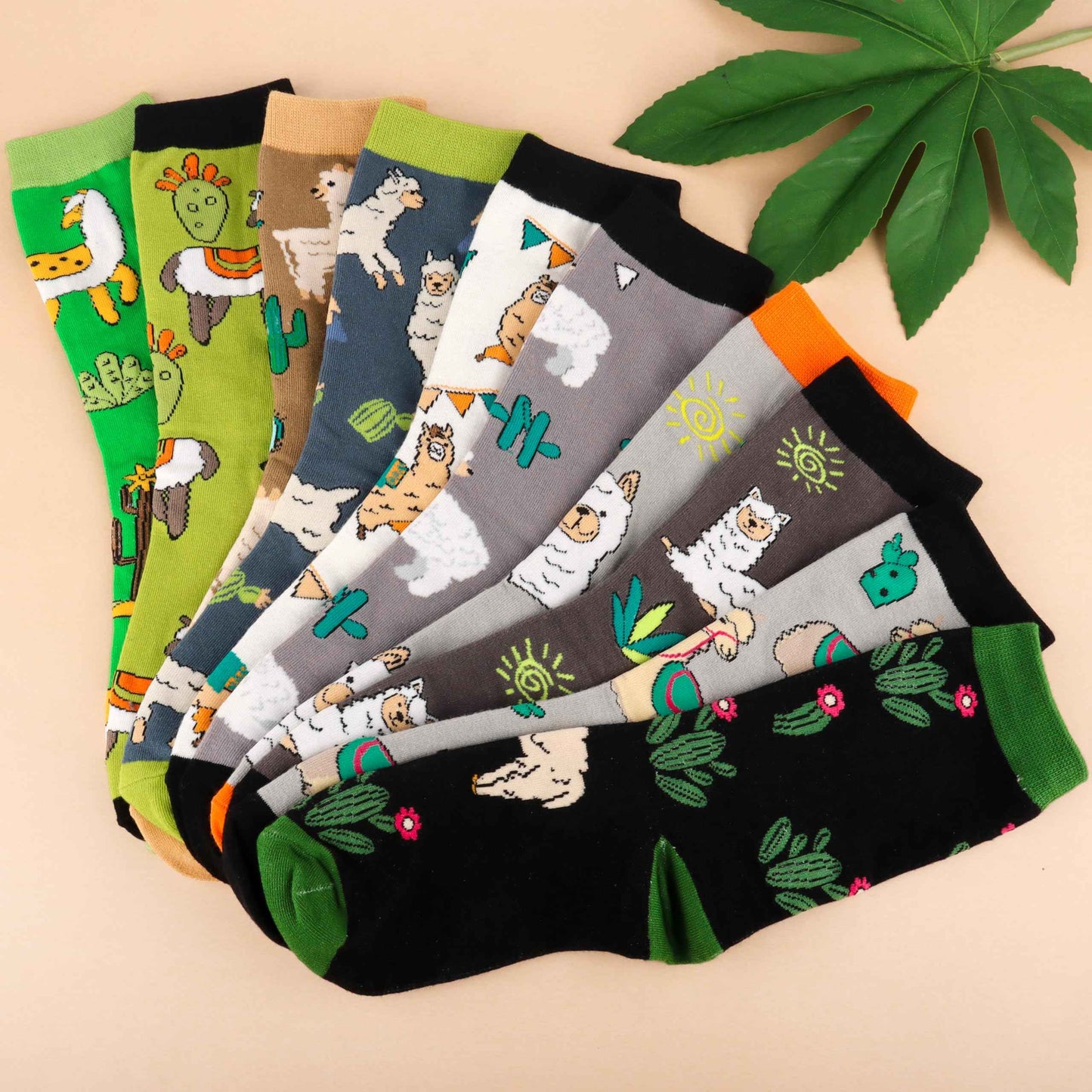 Belloxis Women's Socks 39-42 Horse Girls Gift Knee Socks Women's Rider Cotton Socks