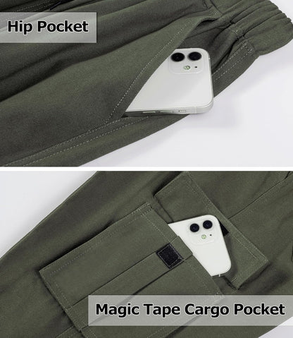 LAUSONS Pants for Boys Cargo Pants Children's Pants Cargo Jogging Pants Leisure Pants with Elastic Band 