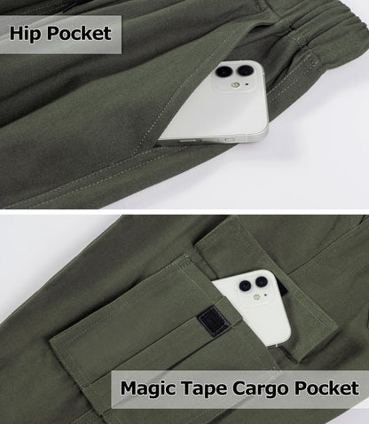LAUSONS Hosen für Jungen Cargohose Kinder Hose Cargo Jogginghose Freizeithose mit Gummizug