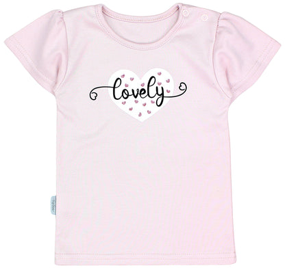 TupTam Baby Mädchen Kurzarm T-Shirt Gemustert Bunt 5er Set