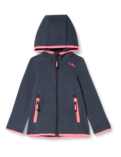 CMP Kids' Knit Tech Jacket with Fixed Hood Kid G Jacket Fix Hood 