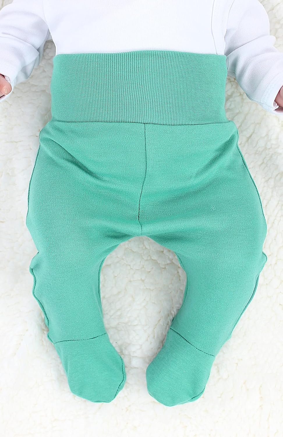 TupTam Baby Unisex Pants with Foot Colourful 5-Pack 