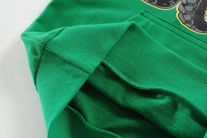 CM-Kid Hoodie Jungen Kapuzenpullover Langarm Bunt Kinder Sweatshirts Traktor Truck Dinosaurier Tops 1-7 Jahre Gr.92-134
