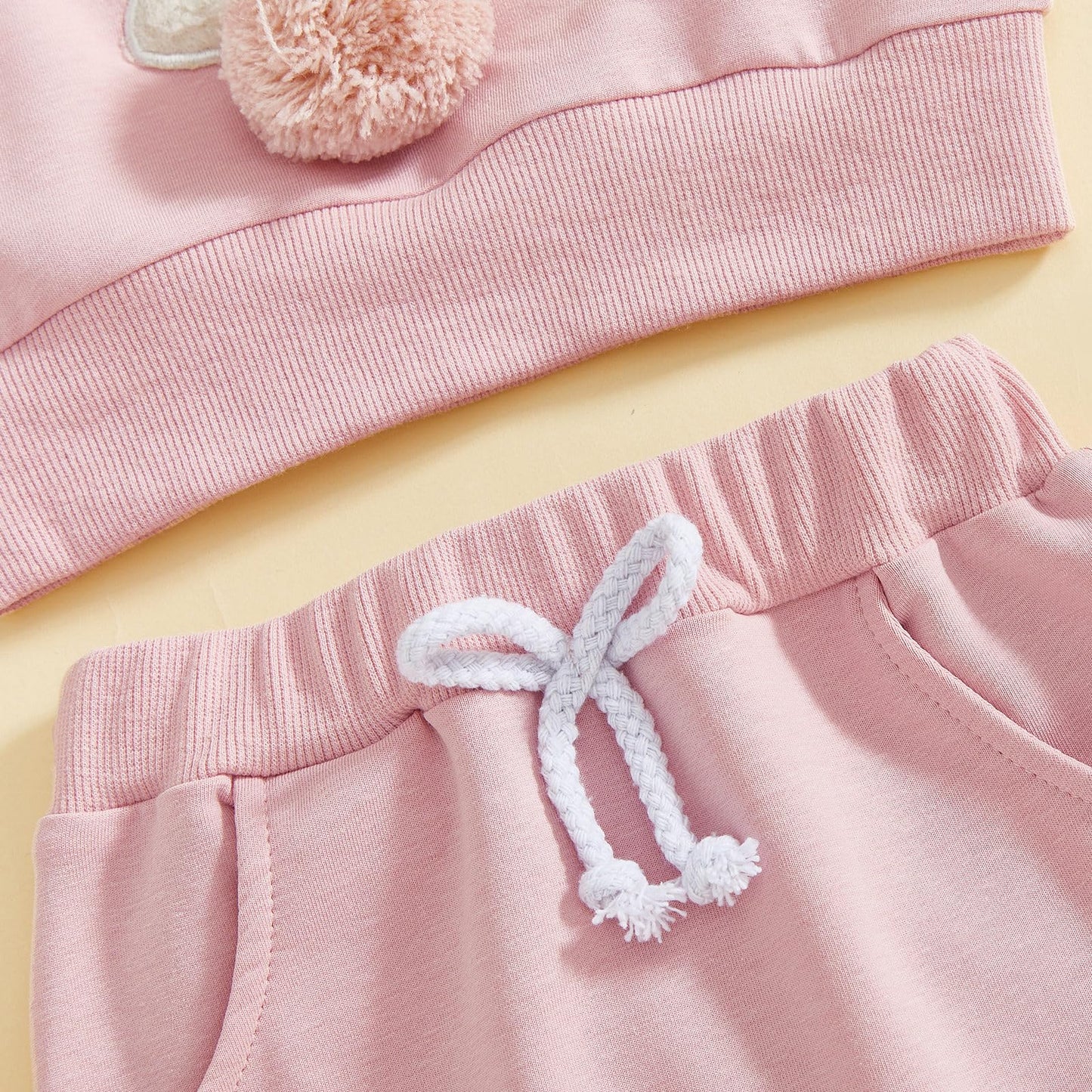 Geagodelia Baby Jungen Mädchen Ostern Outfit Kleidung Osterhase Babykleidung Set Sweatshirt Langarmshirt + Hose Neugeborene Kleinkinder Weiche Babyset My First Easter