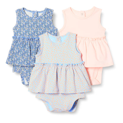 Baby - Mädchen Ärmellose Bodysuit-Kleider