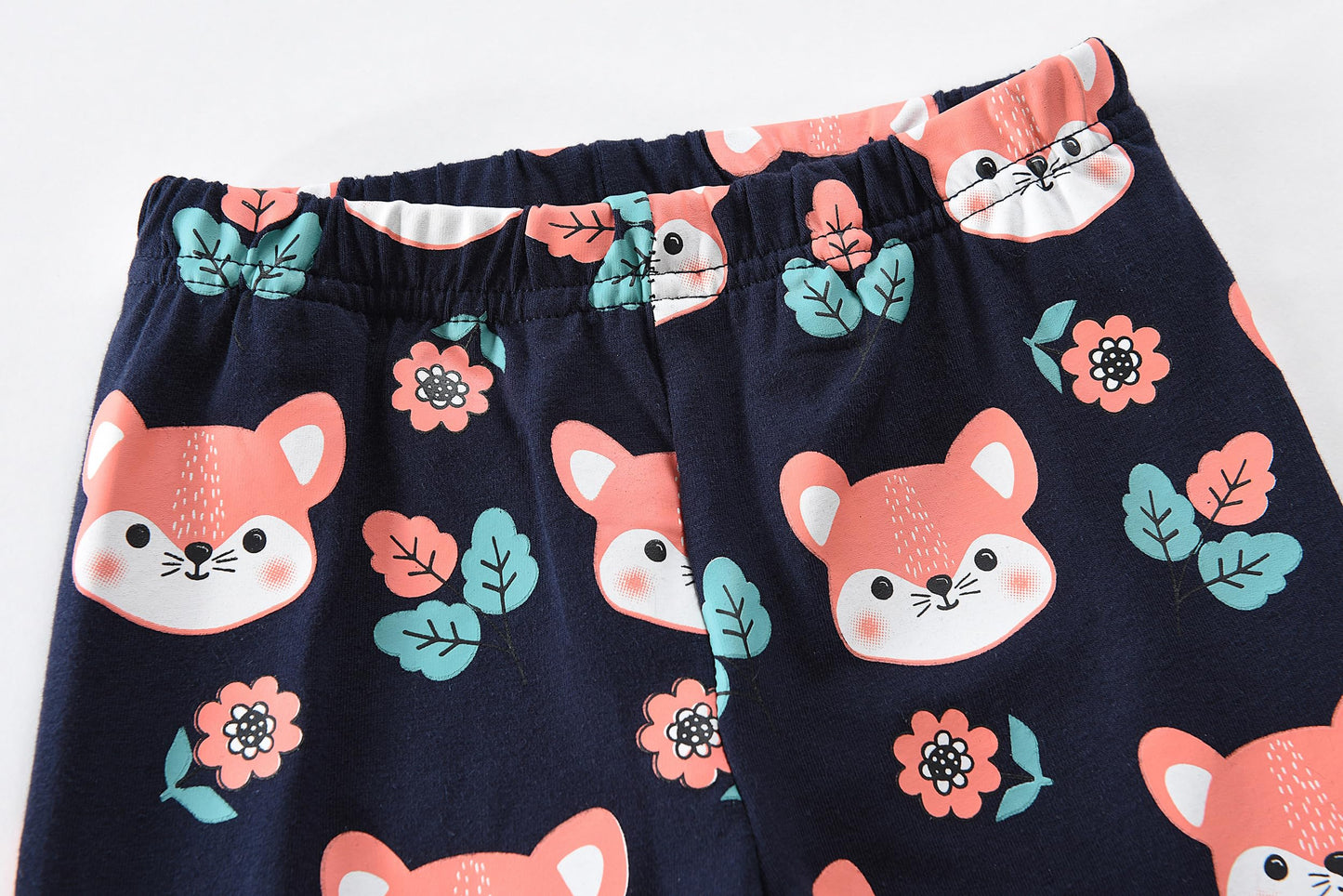 EULLA Children's Pyjamas Girls Long Sleeve Winter Pyjama Set Cotton Mermaid Unicorn Princess Cat Dino Two Piece Sleepwear 92 98 104 110 116 122