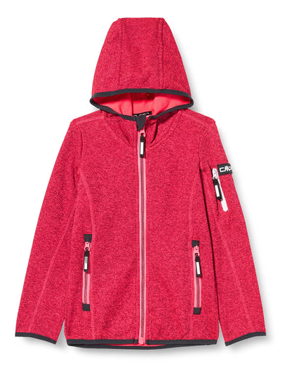 CMP Kids' Knit Tech Jacket with Fixed Hood Kid G Jacket Fix Hood 