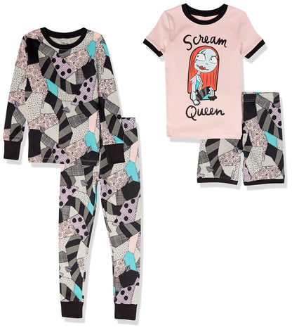 Essentials Disney | Marvel | Star Wars Baby und Mädchen Pyjama-Set, 4-Teilig (Zuvor Spotted Zebra)