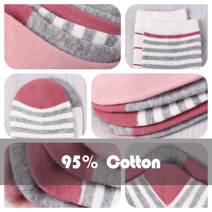 L&K-II 10er Kindersocken Mädchen Sneakersocken Baumwolle Mehrfarbig bunt Frühling Herbst 2823