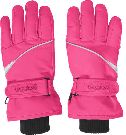 Playshoes Unisex Children's Winter Finger Gloves with Velcro Fastener