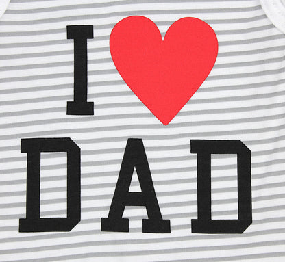 TupTam Unisex Baby Strampler Set Spruch Mamas & Papas Schatz