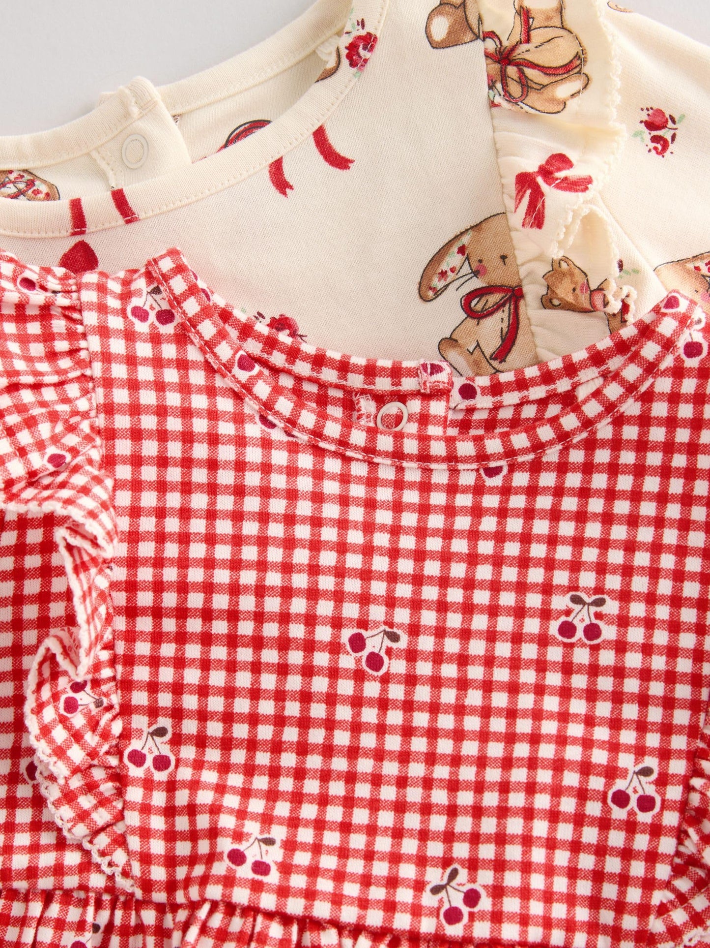 NEXT Baby Mädchen Jersey-Kleid, 2er-Pack