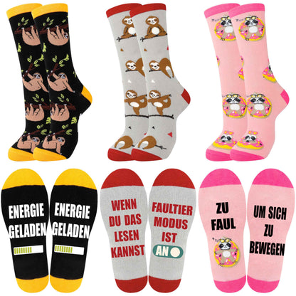 Belloxis Women's Socks 39-42 Horse Girls Gift Knee Socks Women's Rider Cotton Socks