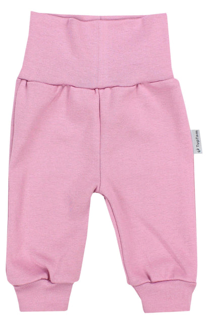 TupTam Baby Girls' Jogging Bottoms, Casual Trousers, Pack of 3