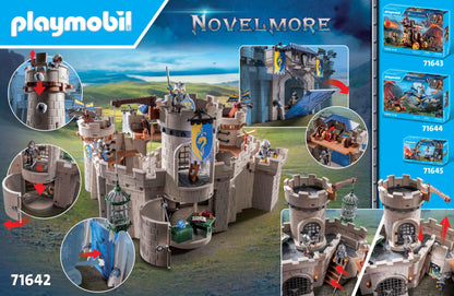 PLAYMOBIL Novelmore 71642 Arwynns Castle, Knight's Castle, Includes Three Knights and Numerous Accessories for Realistic Battles, Action-packed Toy for Children from 4 Years