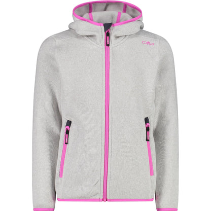 CMP Kids' Knit Tech Jacket with Fixed Hood Kid G Jacket Fix Hood 