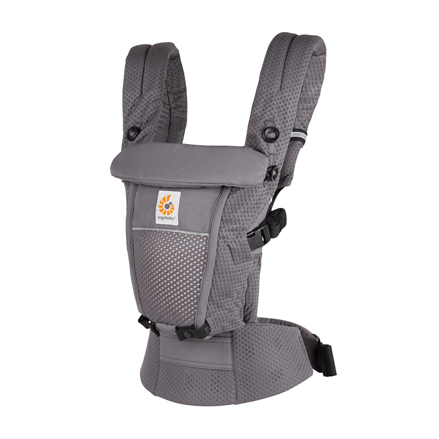 Ergobaby Adapt Babytrage für Neugeborene ab Geburt, 3-Positionen SoftFlex Mesh Ergonomische Babybauchtrage Rückentrage Baby-Tragetasche, Natural Beige, 1 Einheit