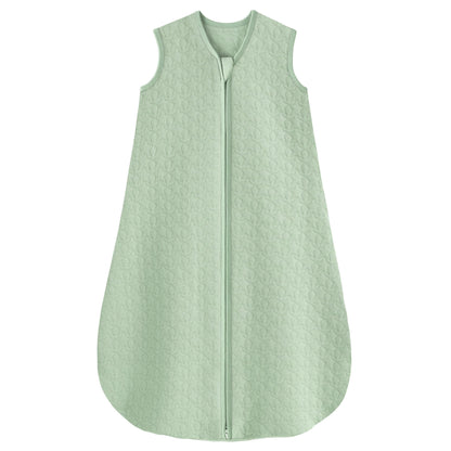 Unnivoll Baby Winter Sleeping Bag, 2.5 Tog, Baby Sleeping Bag, 0-6 Months, Cotton Baby Sleeping Bag, Newborn Winter Sleeping Bag, Baby, Warm and Soft, 67 cm, for Boys and Girls, Green