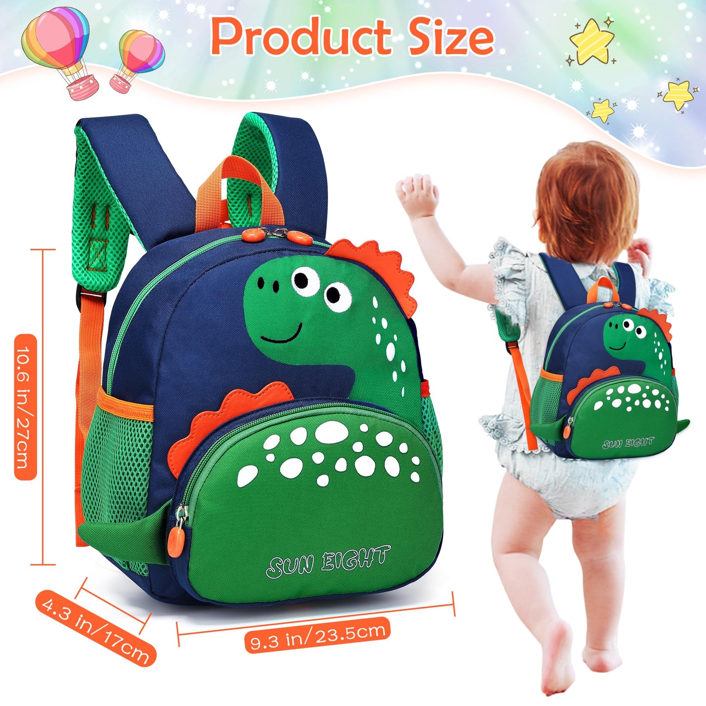 Kinderrucksack Mädchen Kleiner Rucksack Kinder mit Brustgurt, Rosa | Leicht Wasserdicht Vorschule Kleinkind, Schulrucksack Einhorn, Tagesrucksack, Kindergarten Schultasche für 1-5 Jahre