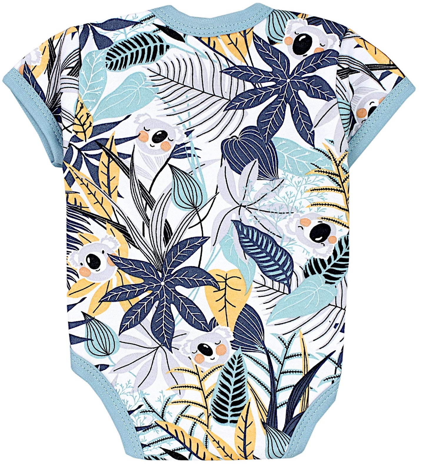 TupTam Baby Body Kurzarm Jungen – Wickelbody Kurzarm aus Baumwolle im 5er Set – OEKO-TEX Zertifiziert