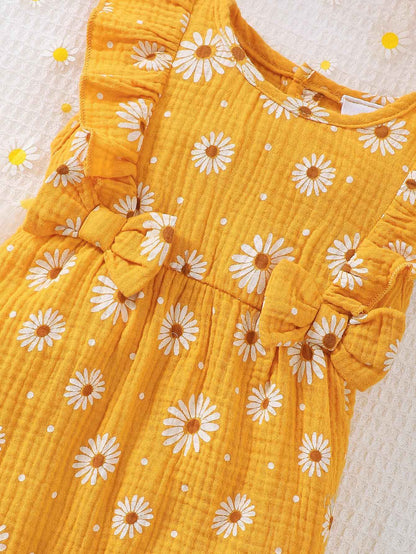 UUAISSO Newborn Baby Girl Clothing Long Sleeve Ruffle Jumpsuit Bowknot Romper Infant Girls Autumn Winter Outfits