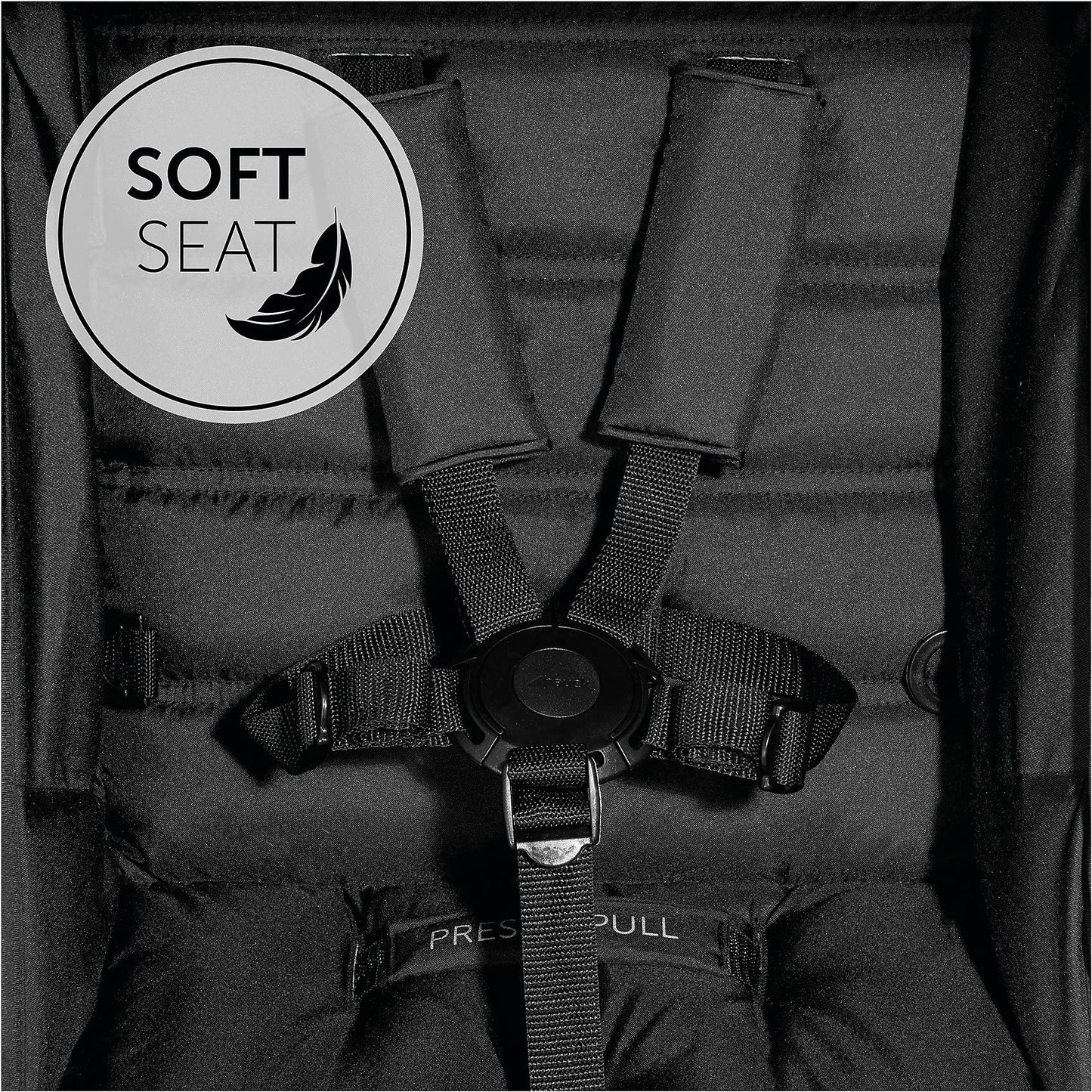 hauck Rapid 4, Grey - Pushchair from Birth up to 22 kg, Plastic Wheels, Compact & One Hand Folding, Height-Adjustable, Fully Reclining
