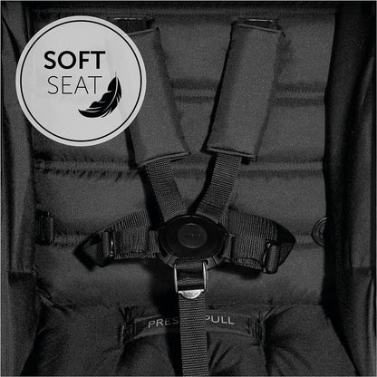 hauck Rapid 4, Grey - Pushchair from Birth up to 22 kg, Plastic Wheels, Compact & One Hand Folding, Height-Adjustable, Fully Reclining