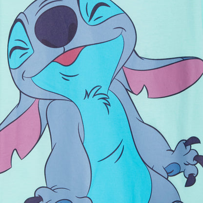 Disney Mädchen 3er-Pack Lilo und Stitch T-Shirts Kinder Angel Sommertop Kurzarm-T-Shirts