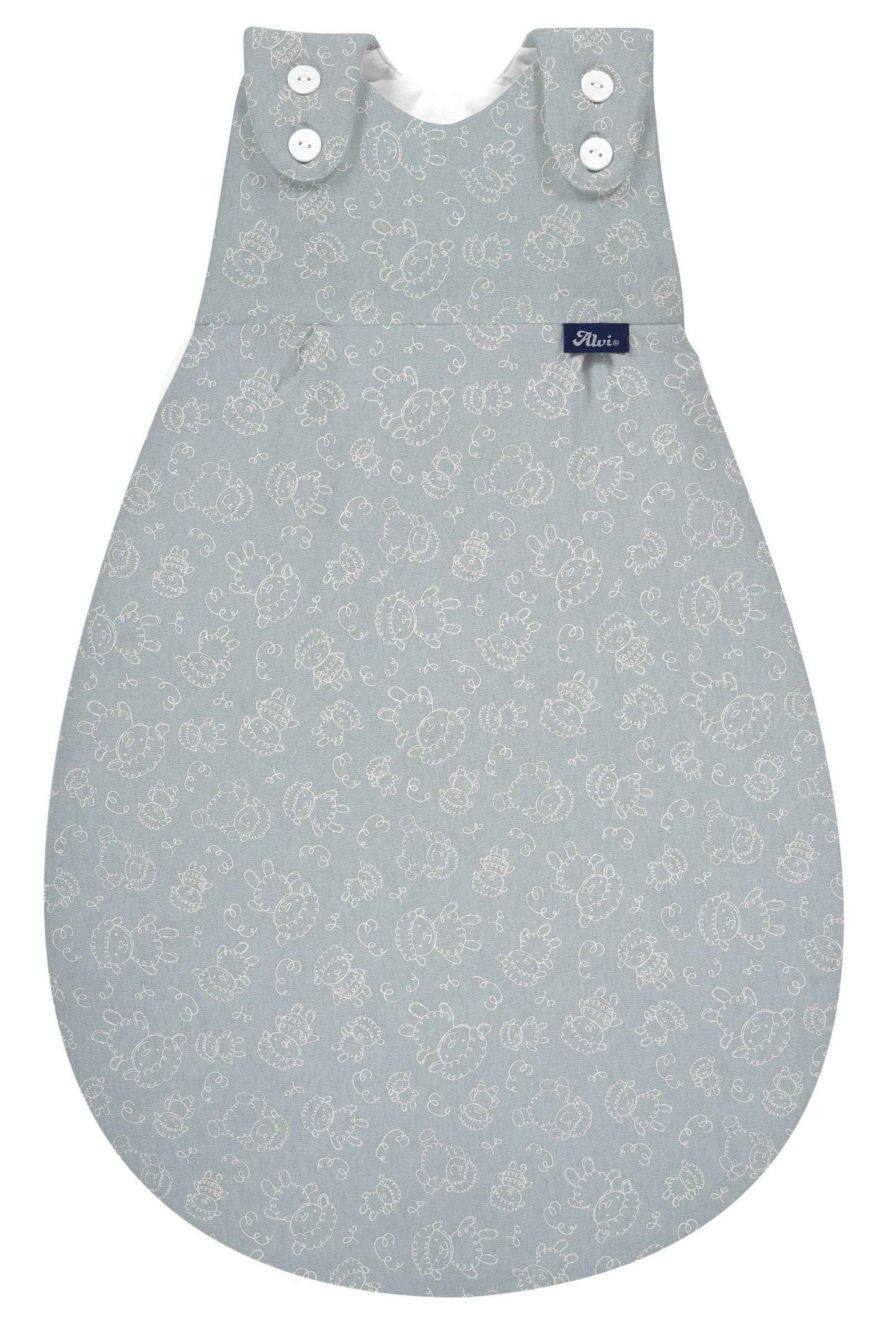 Alvi Baby Mäxchen Exclusive Outer Bag, Baby Sleeping Bag, Grows with Your Child and Breathable, Washable Children's Sleeping Bag, Lightweight Sleeping Bag