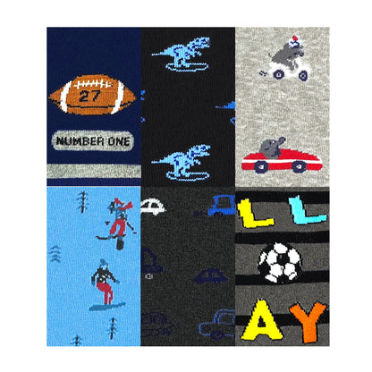 MRCC Pack of 6 boys children's knitted tights baby tights fine knitted cotton 12999