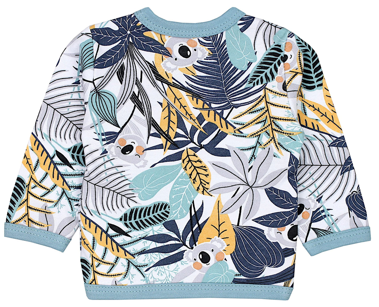 TupTam Baby Jungen Langarm Wickelshirt Baumwolle 5er Set