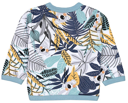 TupTam Baby Jungen Langarm Wickelshirt Baumwolle 5er Set