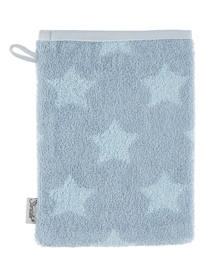 Sterntaler Waschhandschuh Esel Emmi, Größe: 21 x 15 cm, Mittelblau 7202070
