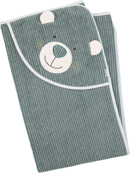 Sterntaler Spiel-Waschhandschuh Bär Ben, Größe: 22 x 24 cm, Mittelgrün