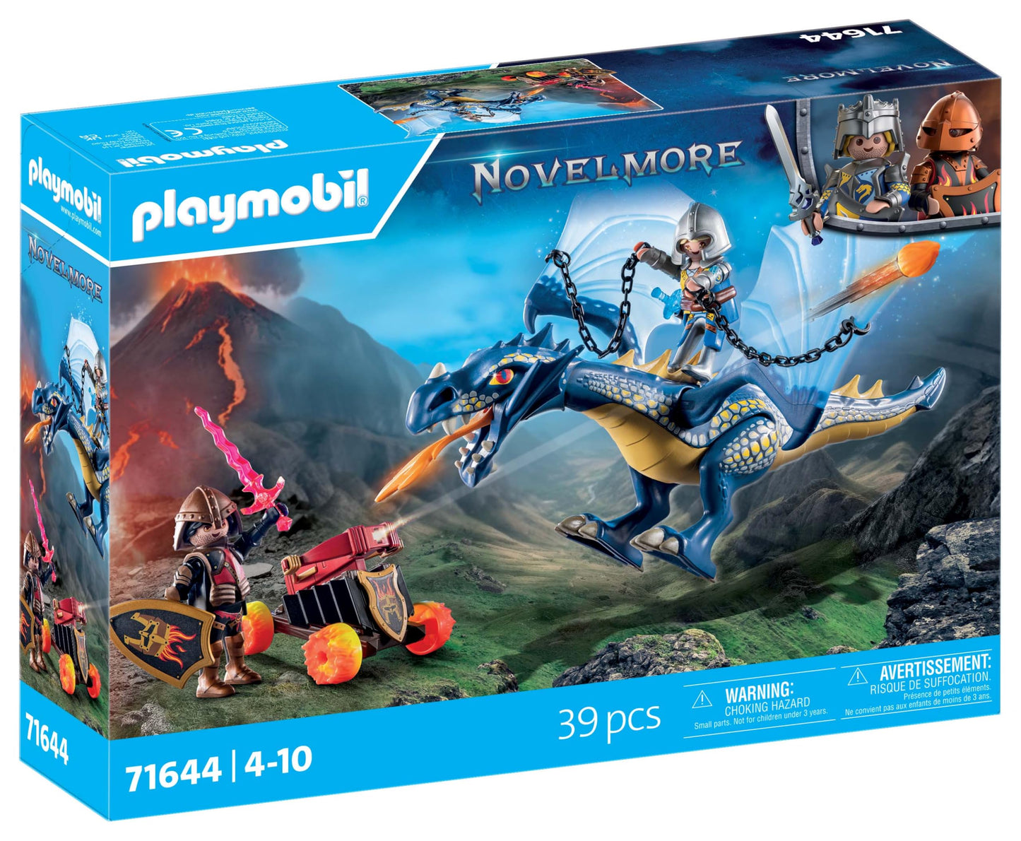 PLAYMOBIL Novelmore 71642 Arwynns Castle, Knight's Castle, Includes Three Knights and Numerous Accessories for Realistic Battles, Action-packed Toy for Children from 4 Years