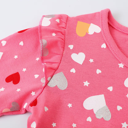 Mädchen Kleid Baumwolle Rundhals Rüschen Ärmellos Lässige Einhorn Cartoon-Applikationen Blau/Weiße Gestreift Kleidung Kinder Sommer Party Festliches Prinzessin A-Linie Kleider Gr. 98-128