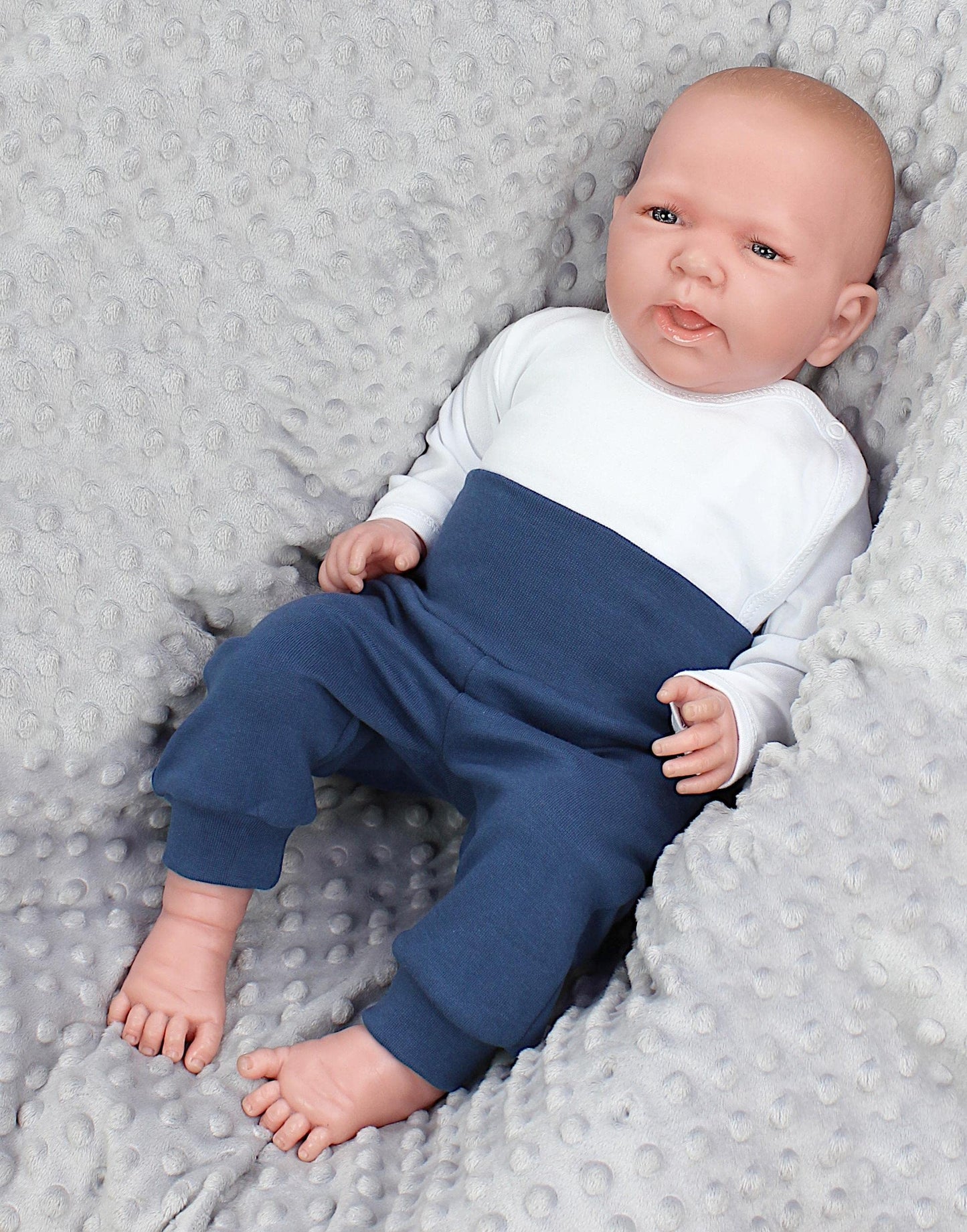 TupTam Baby Boys' Jogging Bottoms with Wide Waistband, Pack of 3