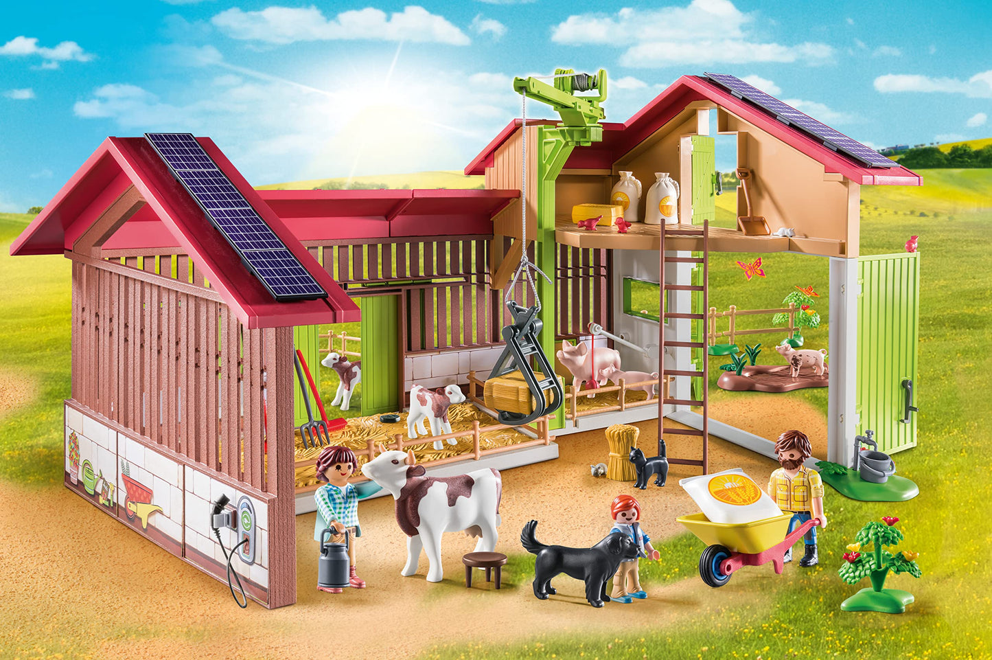 PLAYMOBIL Country 71441 Gemütliches Bauwagencafé, spielerisches Lernen mit liebevoll gestaltetem Bauwagen, detailreicher Austattung und einem Gänseteich, nachhaltiges Spielzeug für Kinder ab 4 Jahren