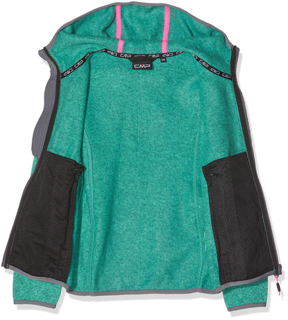 CMP Kids' Knit Tech Jacket with Fixed Hood Kid G Jacket Fix Hood 
