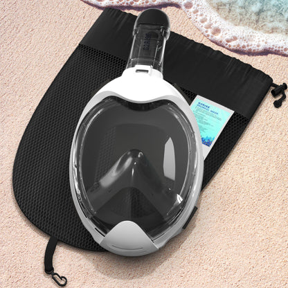 G2RISE® Schnorchelmaske Kinder, tauchermaske vollgesichtsmaske, CO2-sichere, Anti-Beschlag und Trockenoberteil Schnorchel Vollmaske
