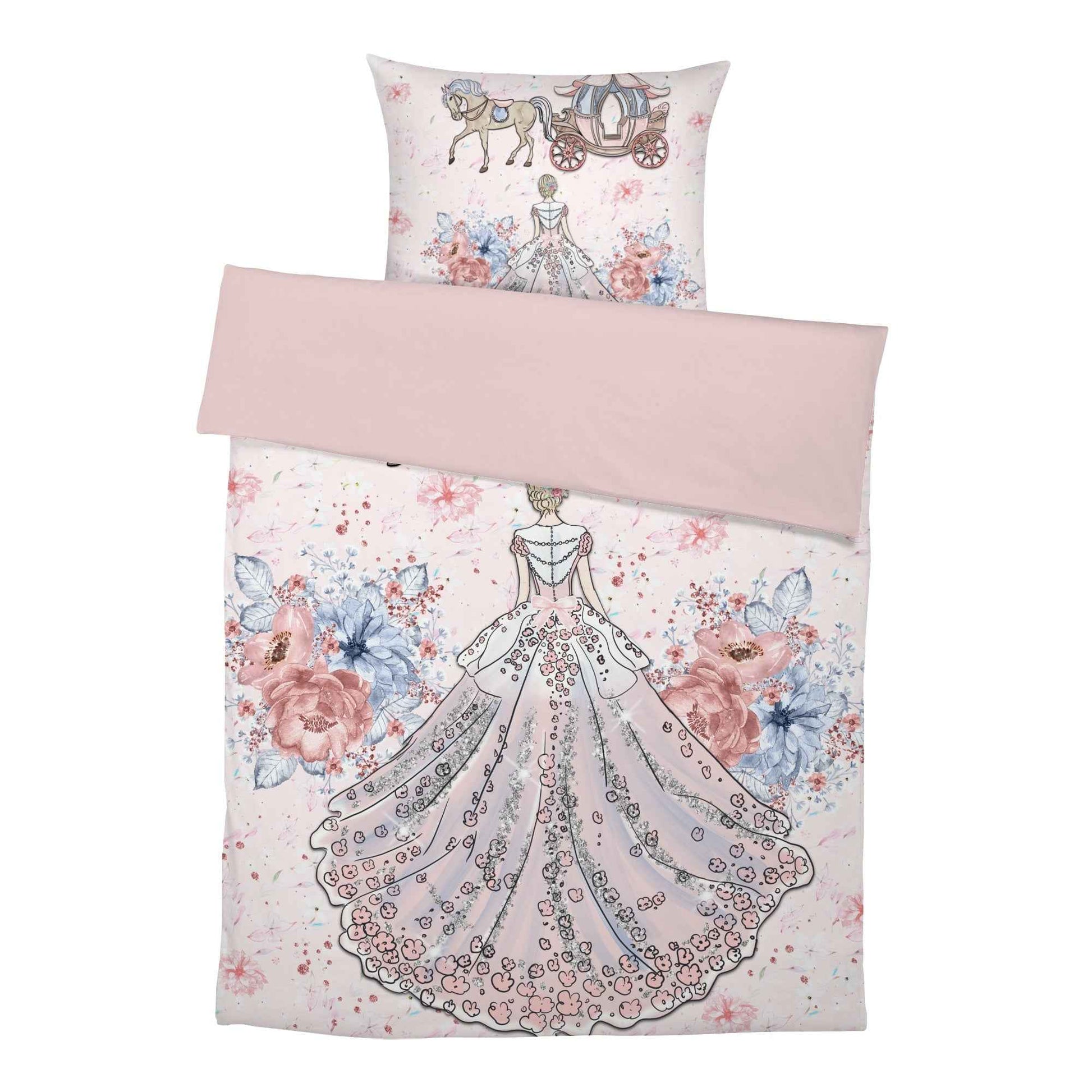“Blumenprinzessin” Premium Kinderbettwäsche