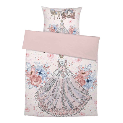 “Blumenprinzessin” Premium Kinderbettwäsche